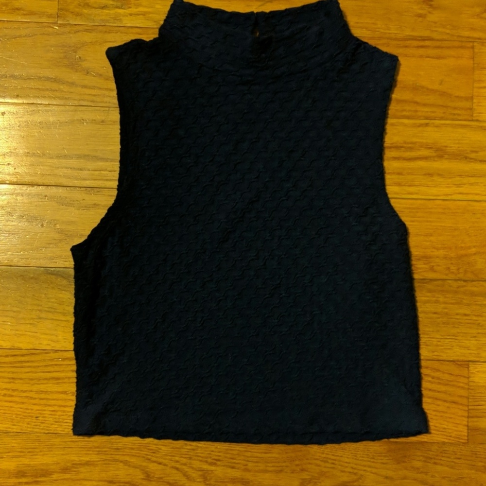High neck crop top